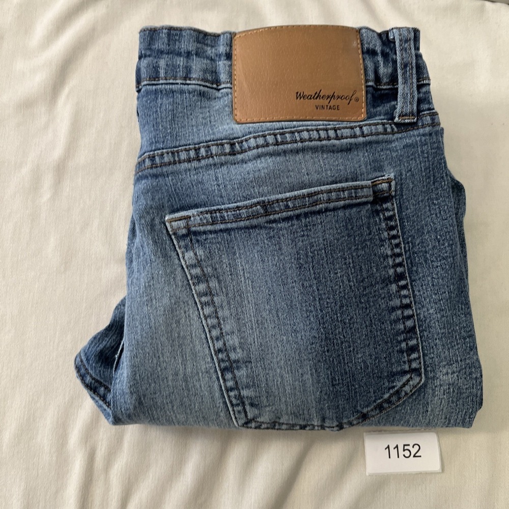 Weatherproof Vintage Jeans Men's 34x30 Blue Denim Straight Fit - Picture 11 of 11